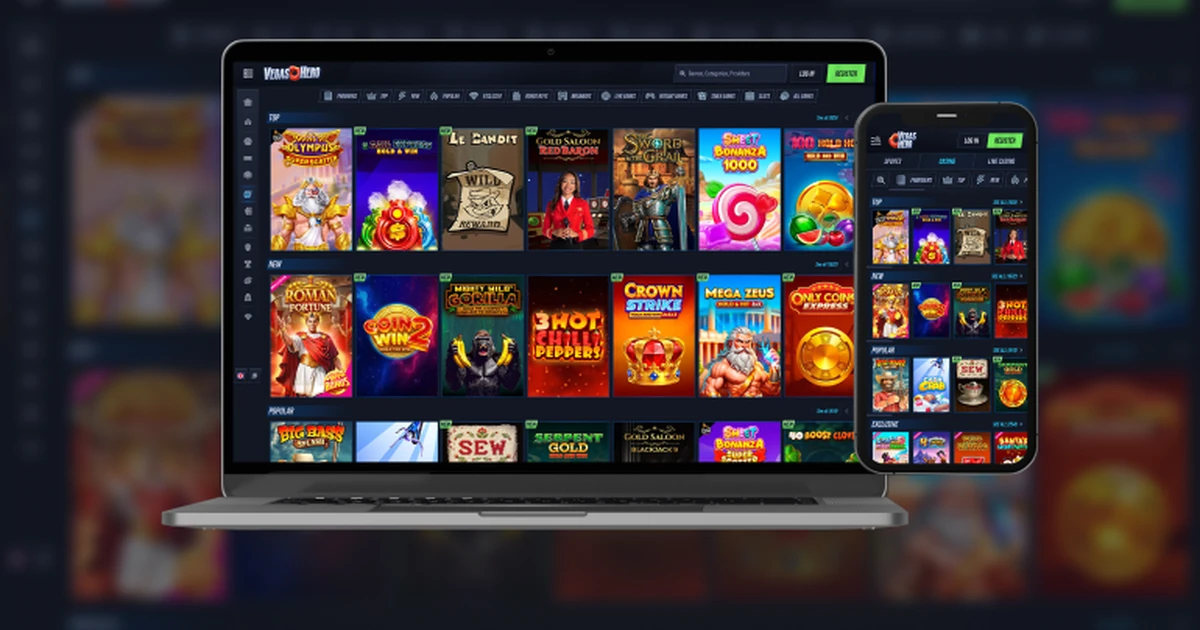Jeu sur mobile avec le casino VegasHero